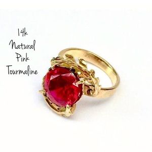 HOLD 14k Pink Tourmaline Ring (3.20ct)
